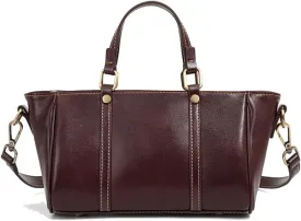 JIUFENG Leather Small Tote Purse Bag for Women Shoulder Handbag Crossbody Bag Adjustable Shoulder Strap
