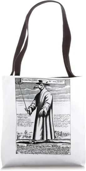 Plague Doctor vintage Middle Age Medicines Medical Students Tote Bag