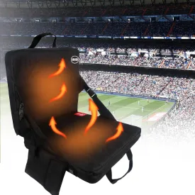 Portable Heated Stadium Seat, Thicken Heated Seat CushionNo Power Bank USB Powered, Stadium Seats for Bleachers, 3 Level Heated Chair Pad,Foldable Heated Seat for Indoor, Outdoor, Sports