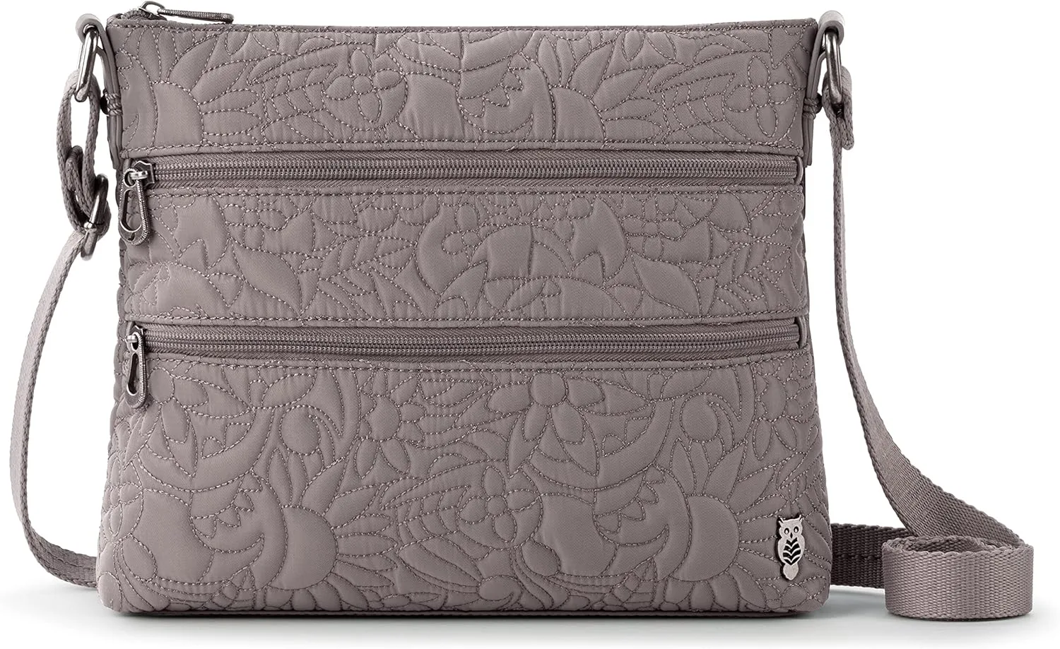 Sakroots Basic Crossbody Purse - Eco Twill Cross Body Handbag For Everyday & Travel - Zipper Closure & Adjustable Strap