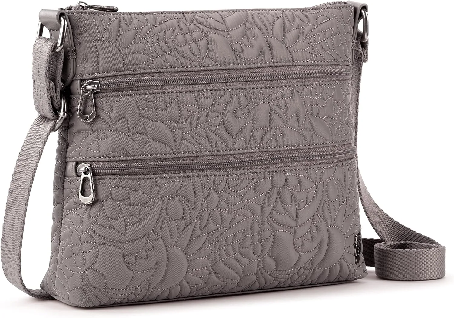 Sakroots Basic Crossbody Purse - Eco Twill Cross Body Handbag For Everyday & Travel - Zipper Closure & Adjustable Strap