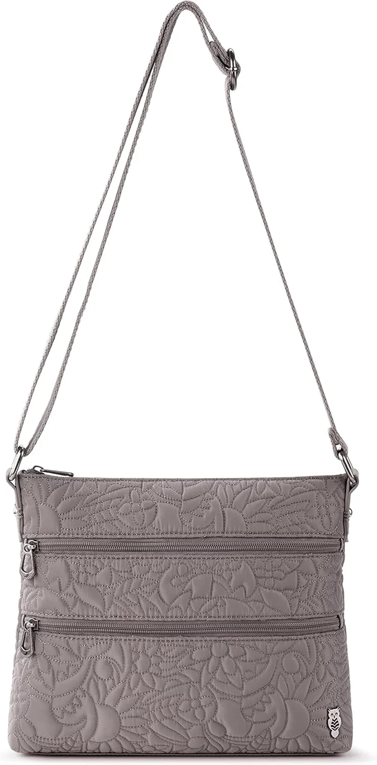 Sakroots Basic Crossbody Purse - Eco Twill Cross Body Handbag For Everyday & Travel - Zipper Closure & Adjustable Strap
