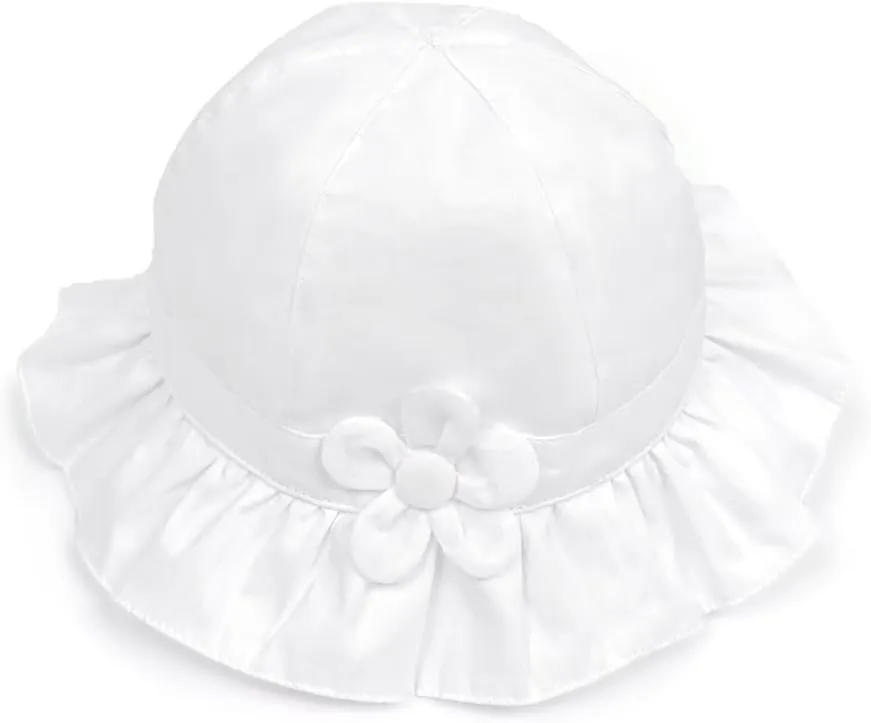 Toddler Kids Baby Girl Sun Hat Floppy Cotton Summer Hat 50  SPF Protective