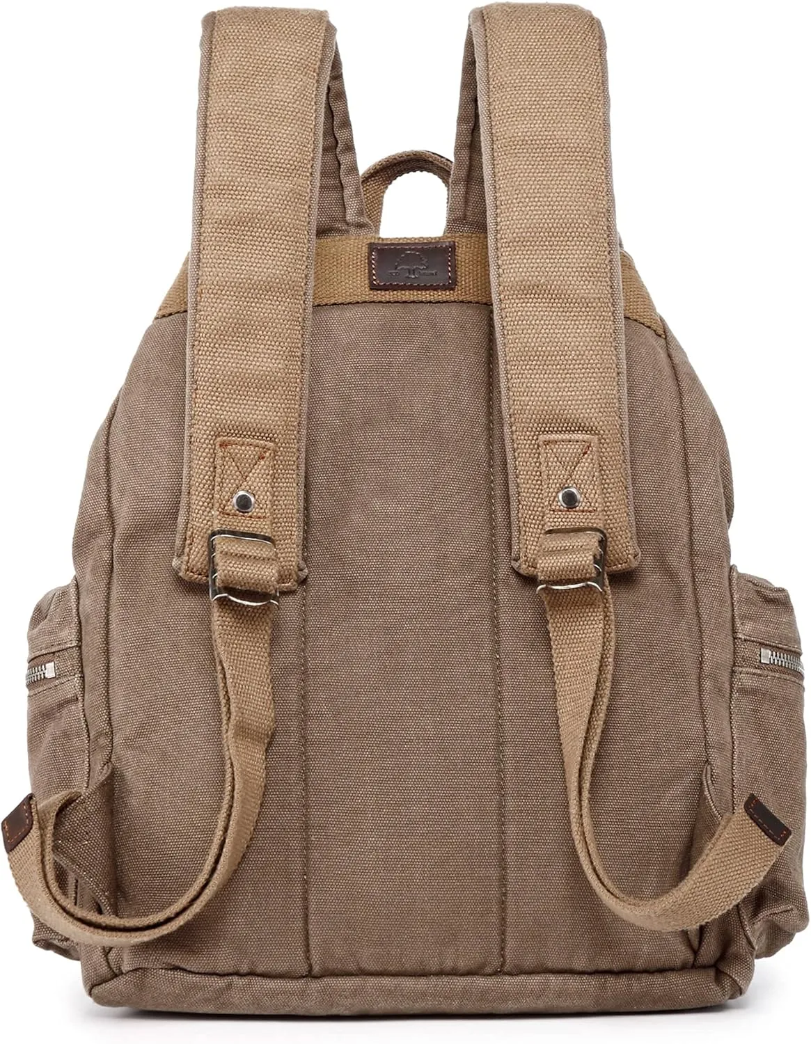 TSD Brand Silent Trail Canvas Backpack