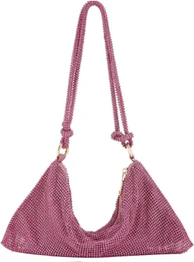 Women's Evening Bag Sparkly Rhinestone Purse Bling Chain Clutch Purse