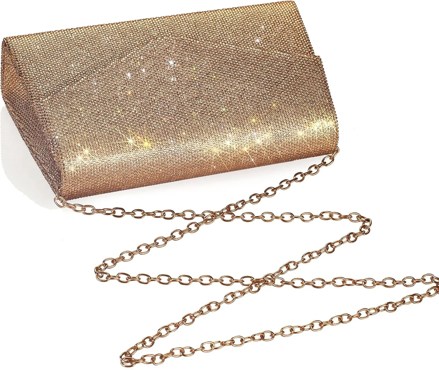 Women's Sparkly Evening Bags Glitter Rhinestone Clutch Purse for Party Prom Wedding
